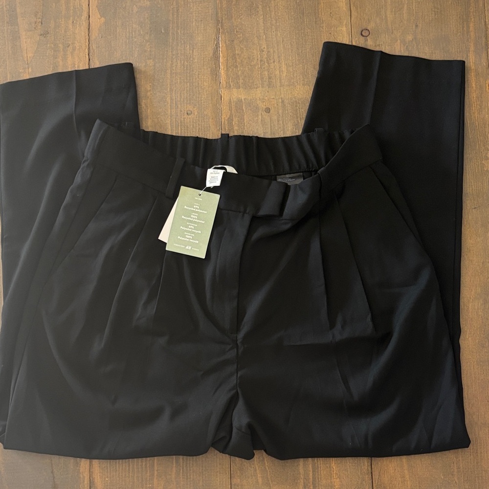 H&M high waisted Black Trousers